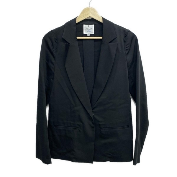 ランバンオンブルー LANVIN en Bleu サイズ38 M - 黒 レディース 長袖/春/秋 美品 ジャケット
