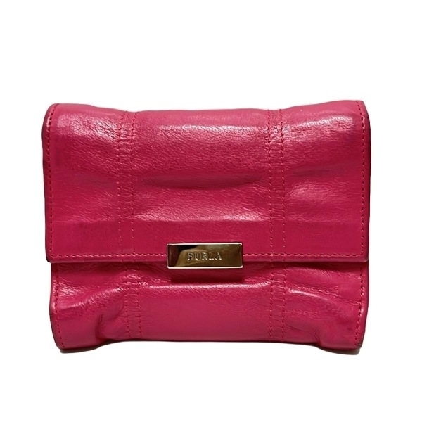 フルラ FURLA 2つ折り財布 - レザー ピンク 財布