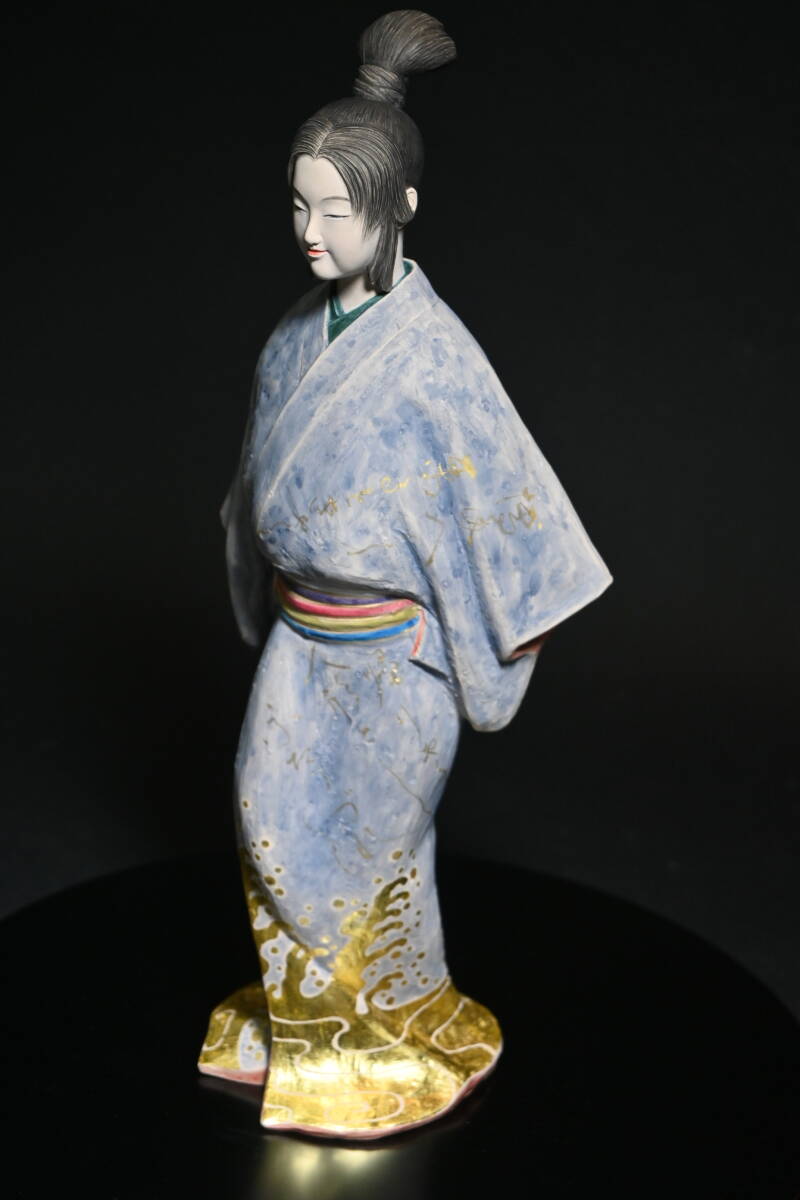 福岡県無形文化財五代人形屋武平 白水八郎 作 博多人形『博多小 福岡県無形文化財五代人形屋武平 白水八郎 作 博多人形『博多小