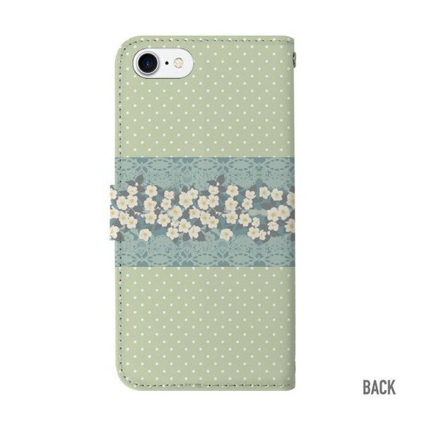  new goods * smartphone case iPhoneXSMax case notebook type floral print race 