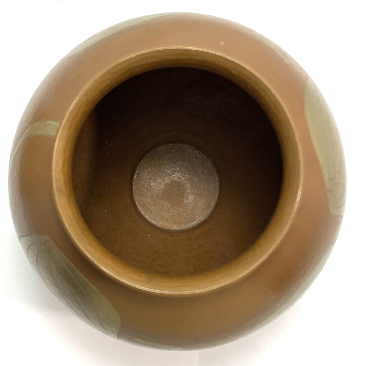玉川堂 葉文 銅製 花瓶 花器 鎚起銅器 鎚目 銅製品 花入れ 玉川堂 葉文 銅製 花瓶 花器 鎚起銅器 鎚目 銅製品 花入れ