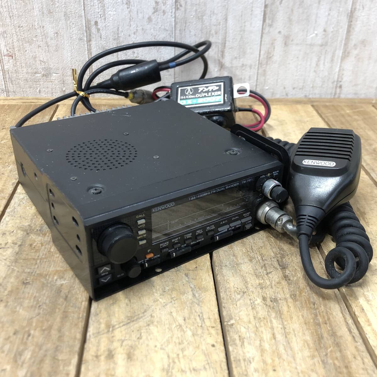 Kenwood Radio TM-721 ジャンク Yahoo!オークション - KENWOOD TM-721 無線機 マイク付 144