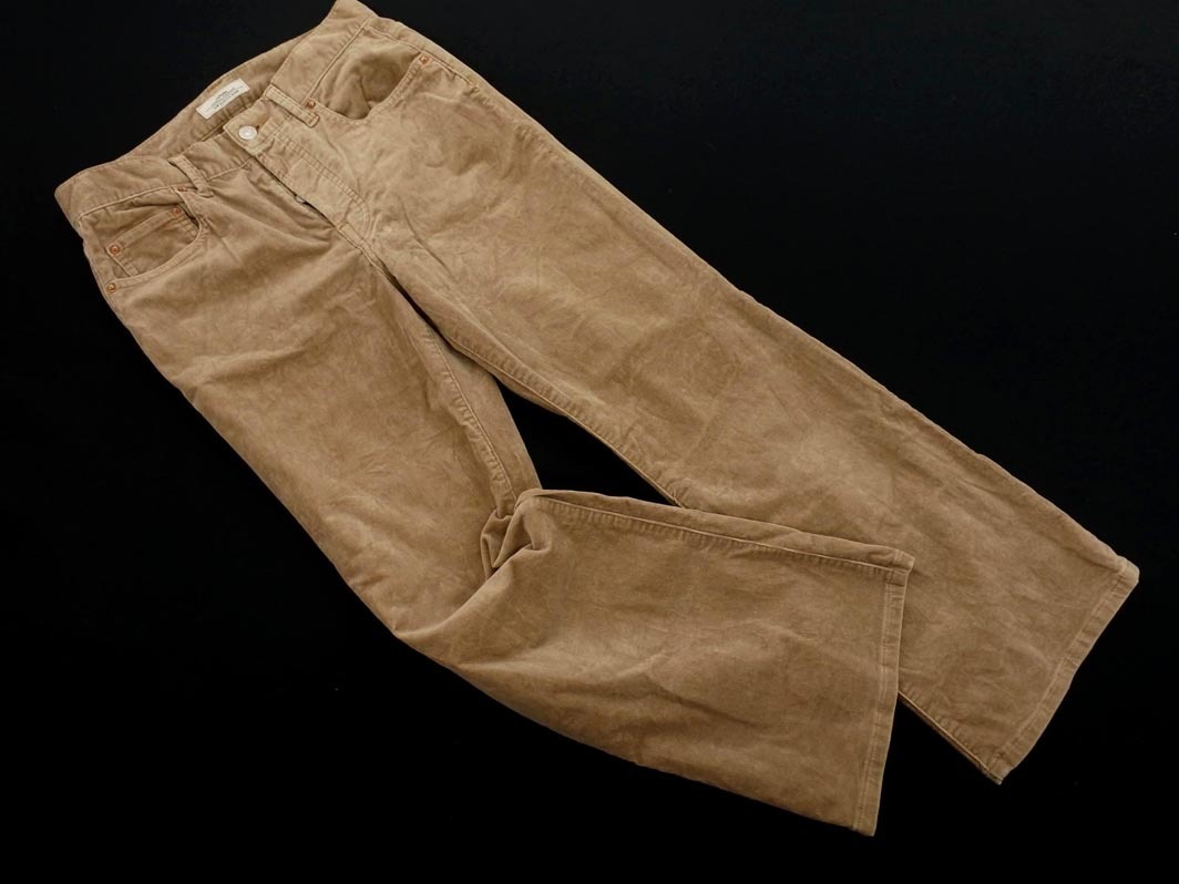 JOURNAL STANDARD relume ジャーナルスタンダードレリューム コーデュロイ パンツ ボタンフライ size38/ベージュ ◇■ ☆ eka1 レディース