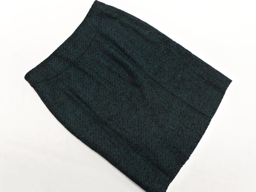 BANANA REPUBLIC バナナリパブリック ウール混 タイト スカート size0/緑 ◇■ ☆ eka1 レディース
