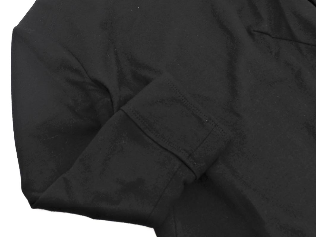 UNTITLED アンタイトル ウール100% バックジップ Iライン ワンピース size1/黒 ◇■ ☆ eka1 レディース