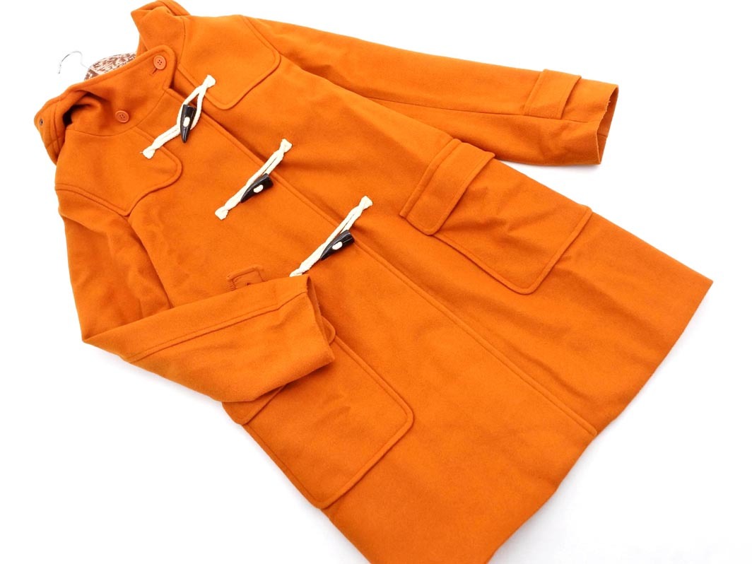 Rope Picnic Rope Picnic duffle coat size40/ orange *# * eka5 lady's 