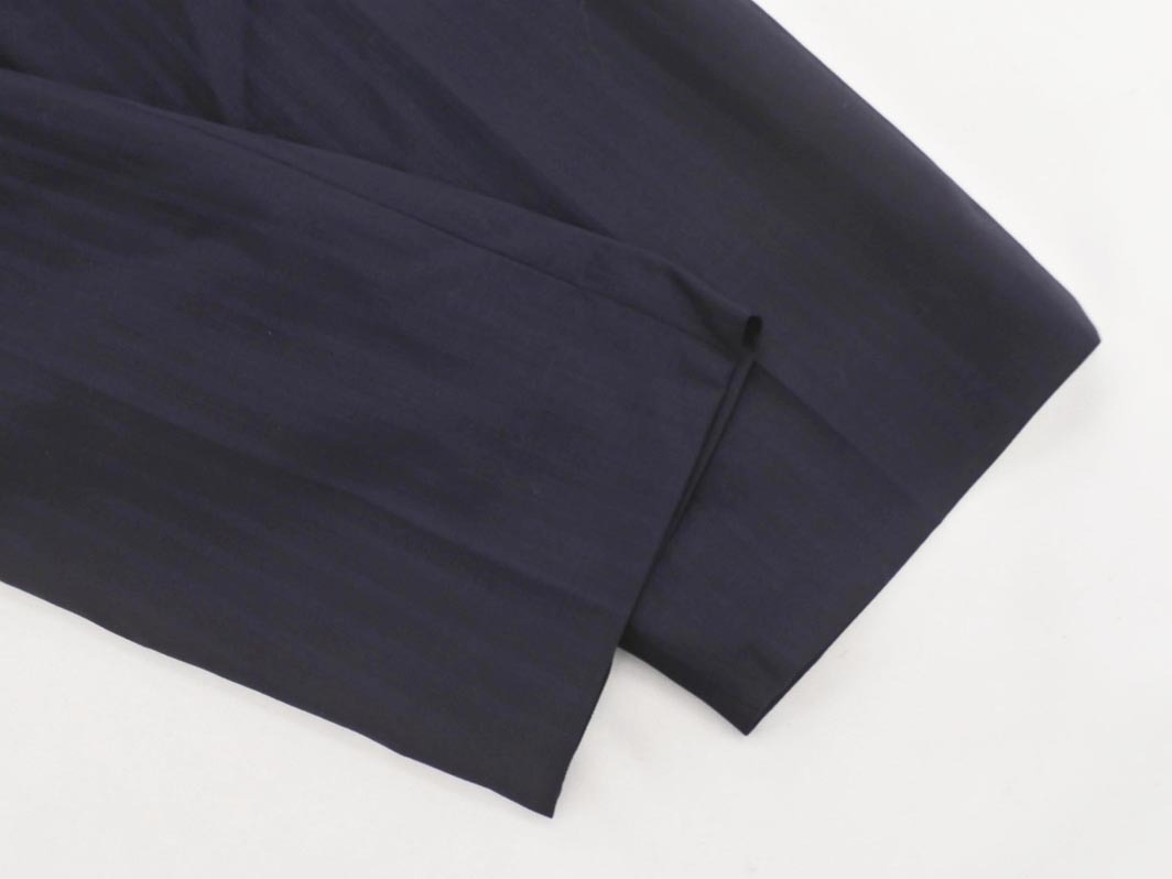 INDIVI インディヴィ ウール混 トラウザー パンツ size38/濃紺 ◇■ ☆ eka7 レディース