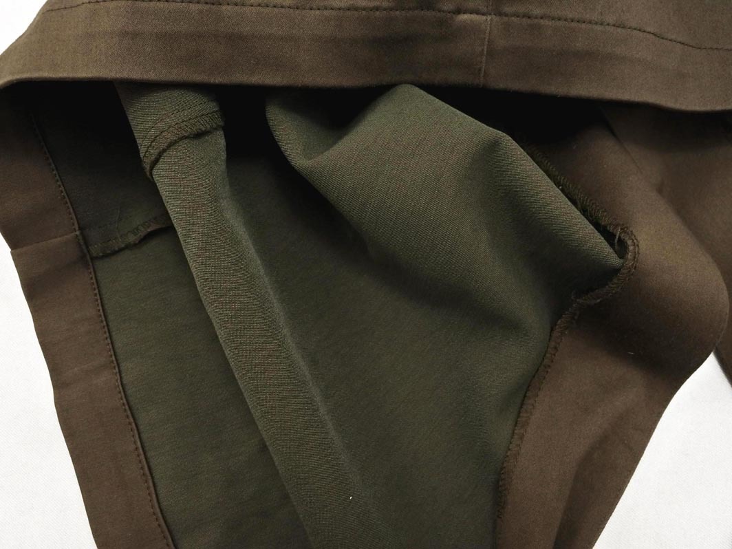 DKNY ダナキャランニューヨーク バックスリット ロング タイト スカート size4/カーキ ◇■ ☆ eka8 レディース