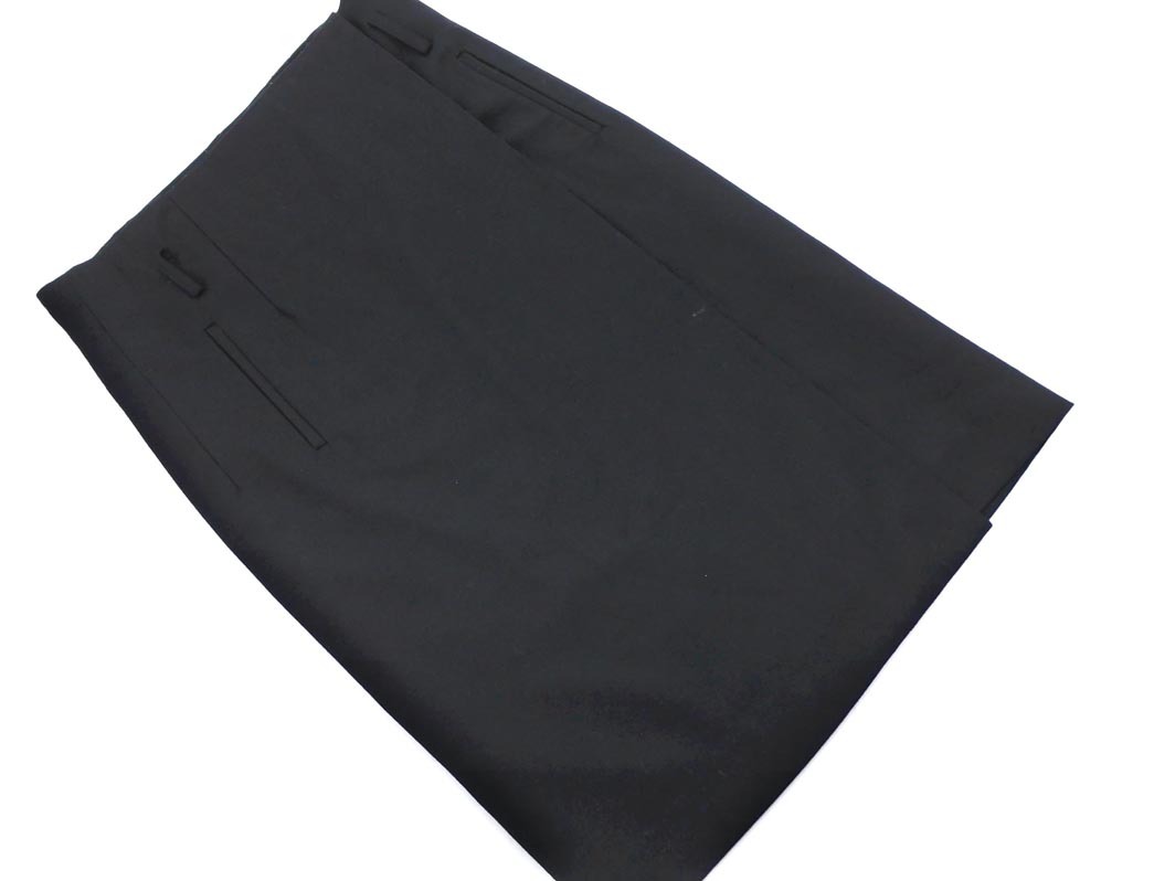 SLOBE IENA スローブイエナ ウール混 巻き ラップ スカート size36/黒 ◇■ ☆ eka8 レディース