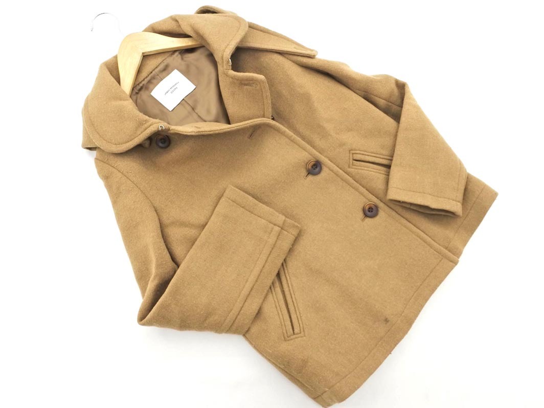 URBAN RESEARCH DOORS Urban Research дверь z шерсть .2WAY с капюшоном . жакет size38/ бежевый *# * ekb1 женский 