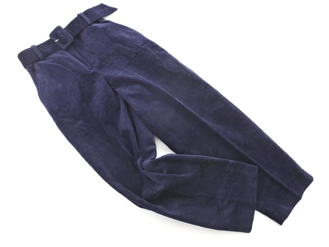 新品 WHISTLES ウィッスルズ コーデュロイ パンツ size6/紺 ◇■ ☆ ekb1 レディース