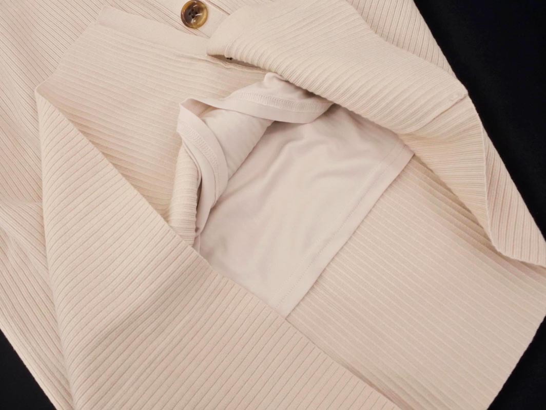 Apuweiser-riche アプワイザーリッシェ リブ ニット スカート size1/ベージュ ◇■ ☆ ekb5 レディース