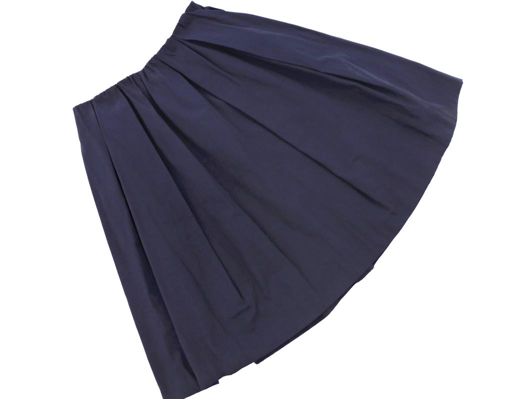 a.v.v アーヴェヴェ フレア スカート sizeS/紺 ■■ ☆ ekb4 レディース