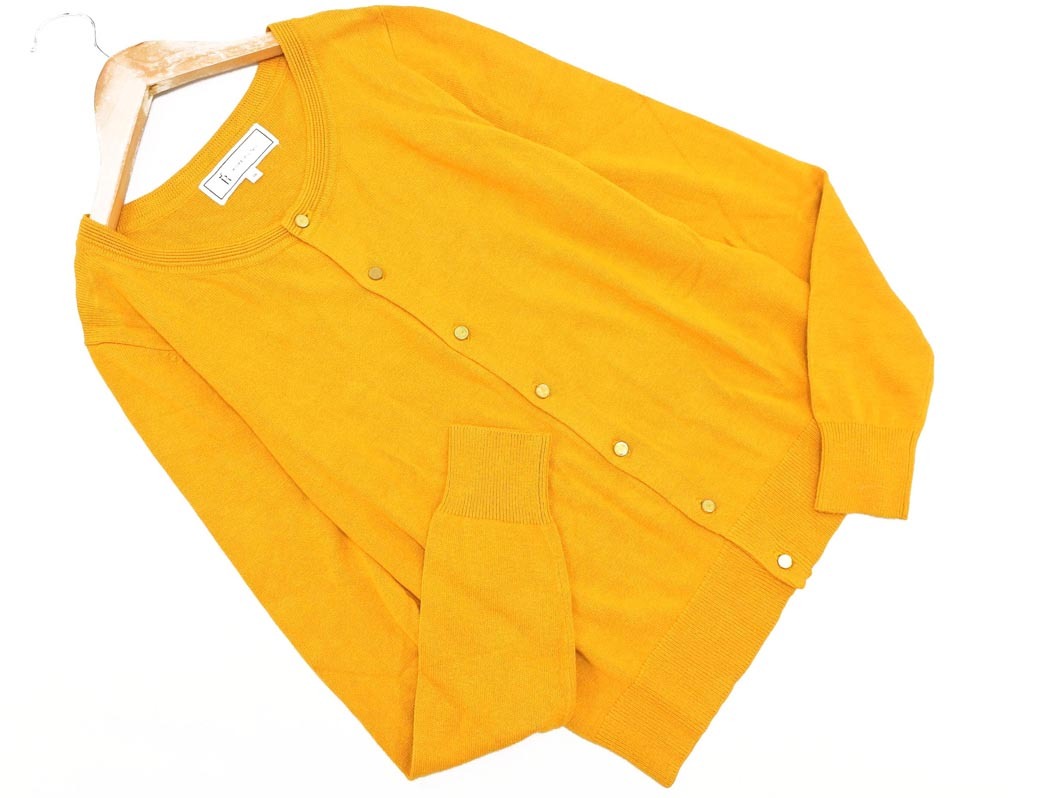 Rope Picnic ロペピクニック カーディガン size38/黃 ◇■ ☆ ekb5 レディース