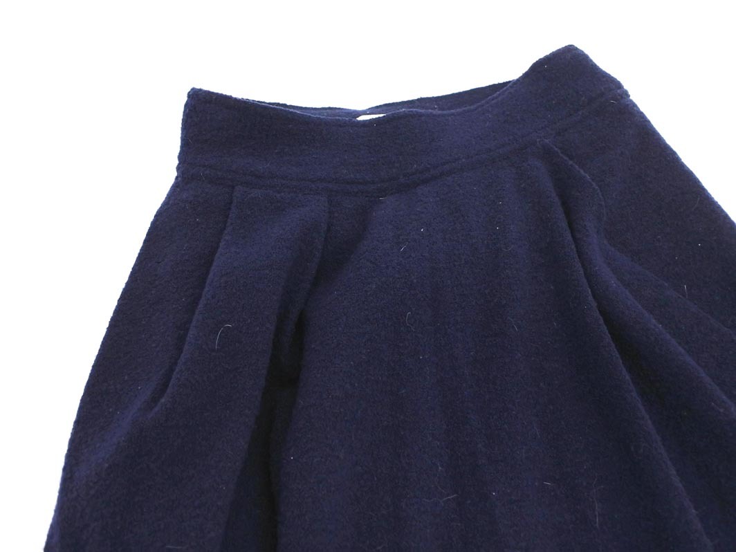 MACPHEE マカフィー トゥモローランド ウール混 フレア スカート size32/紺 ◇■ ☆ ekb5 レディース