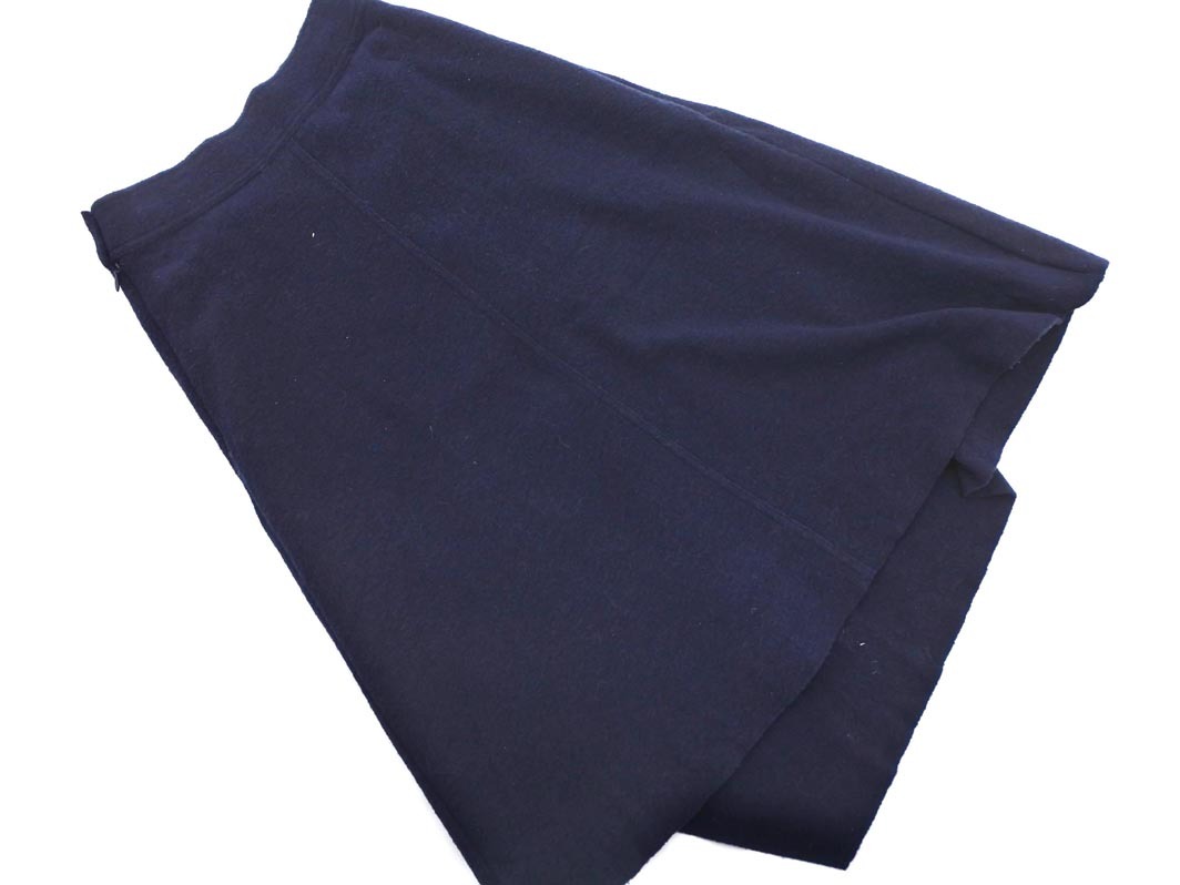 MACPHEE マカフィー トゥモローランド ウール混 フレア スカート size32/紺 ◇■ ☆ ekb5 レディース