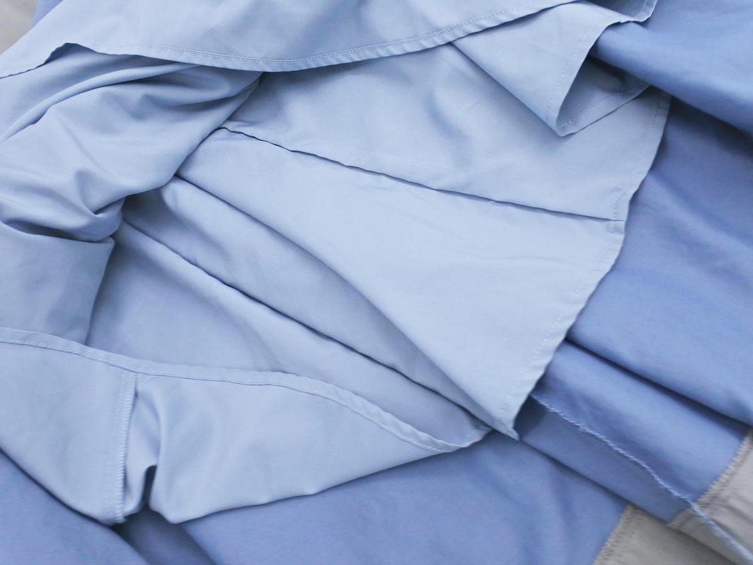 MICHEL KLEIN ミッシェルクラン ロング スカート size38/青 ■■ ☆ ekb8 レディース