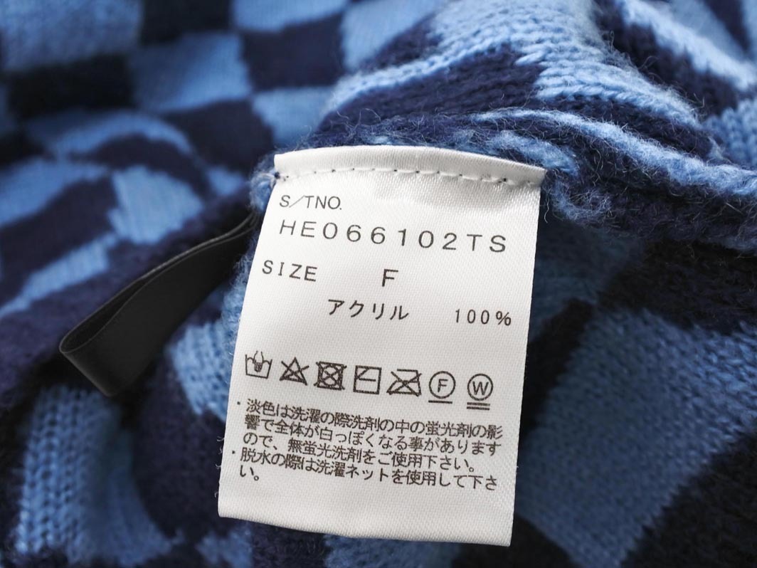 Heather ヘザー ニット カーディガン sizeF/紺 ◇■ ☆ ekb9 レディース