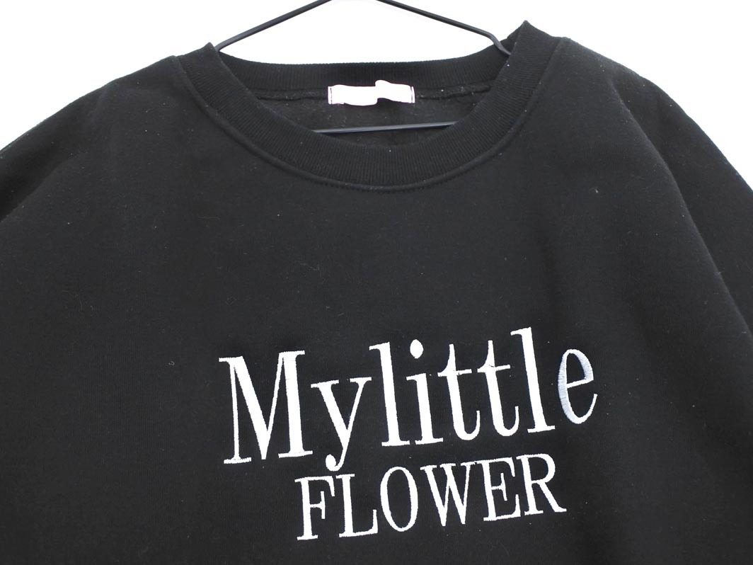 WC ダブルシー 里起毛 トレーナー スウェット sizeF/黒 ◇■ ☆ ekb9 レディース