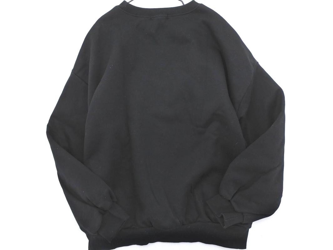 WC ダブルシー 里起毛 トレーナー スウェット sizeF/黒 ◇■ ☆ ekb9 レディース