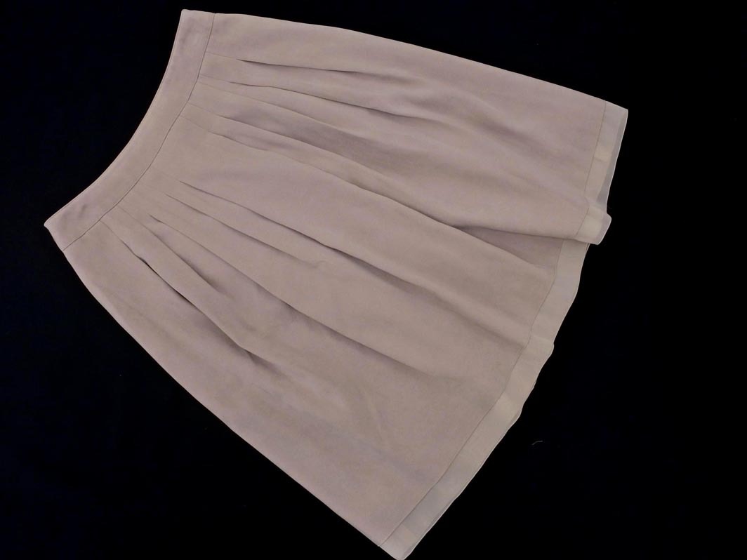 ネコポスOK NATURAL BEAUTY ナチュラルビューティー スウェード調(diào) スカート size38/グレー ◇■ ☆ ekc1 レディース