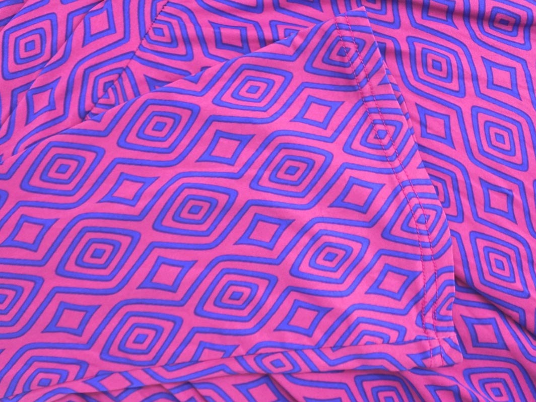 新品 MOUSSY マウジー 総柄 チュニック ワンピース sizeM/ピンクｘ青 ◇■ ☆ ekc5 レディース