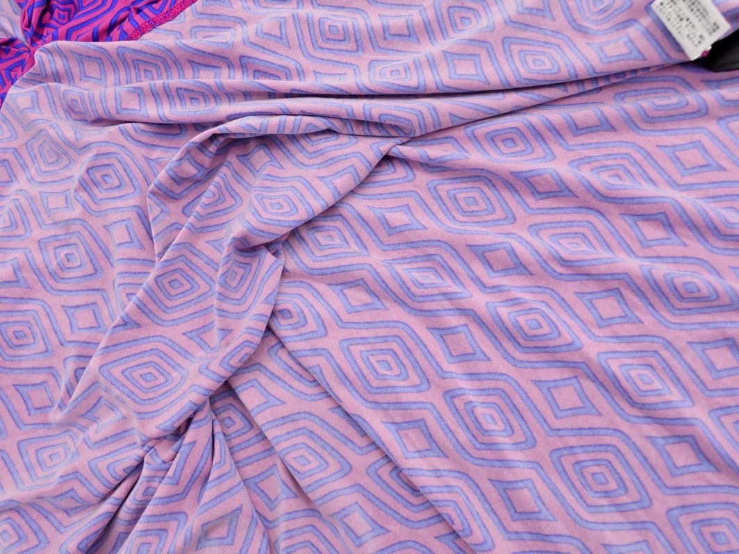 新品 MOUSSY マウジー 総柄 チュニック ワンピース sizeM/ピンクｘ青 ◇■ ☆ ekc5 レディース