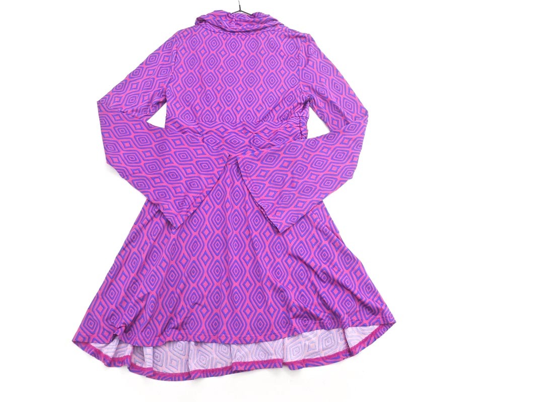 新品 MOUSSY マウジー 総柄 チュニック ワンピース sizeM/ピンクｘ青 ◇■ ☆ ekc5 レディース