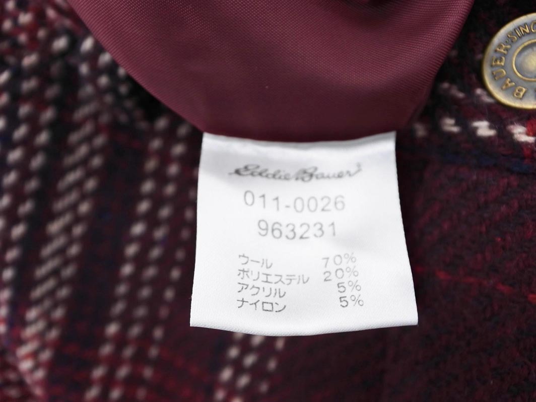 Eddie Bauer エディーバウアー ウール混 スカート sizeP4/赤 ◇■ ☆ ekc5 レディース