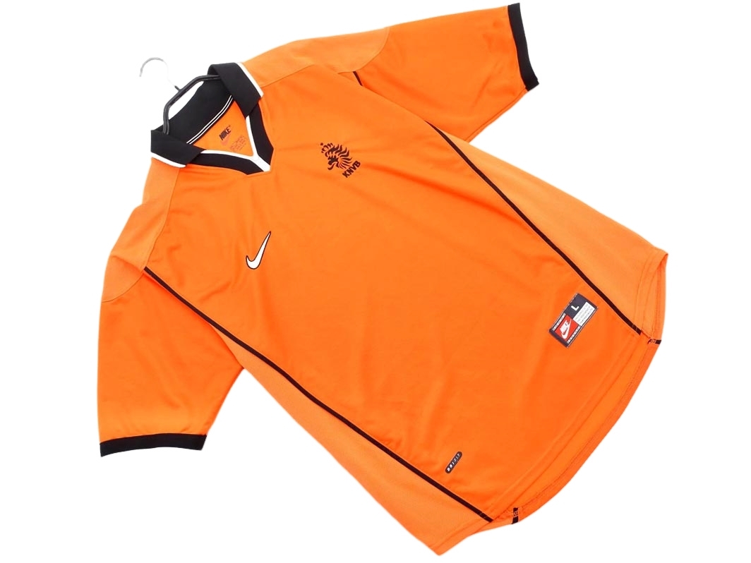 ネコポスOK NIKE ナイキ KNVB オランダ代表 ユニフォーム sizeL/オレンジ ■■ ☆ ekc5 メンズ
