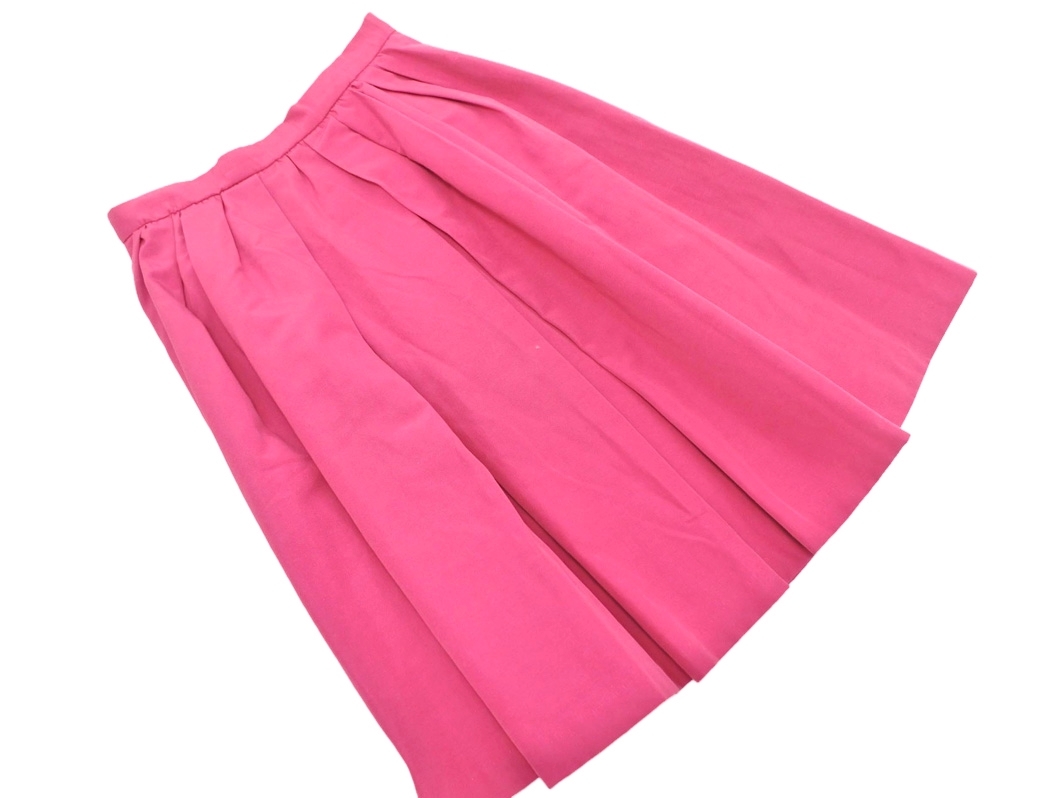 ネコポスOK Apuweiser-riche アプワイザーリッシェ タック Aライン 臺(tái)形 スカート size1/赤紫 ◇■ ☆ ekc5 レディース