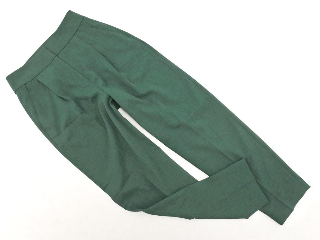 ネコポスOK NATURAL BEAUTY BASIC ナチュラルビューティーベーシック トラウザー パンツ sizeXS/緑 ■■ ☆ ekc6 レディース