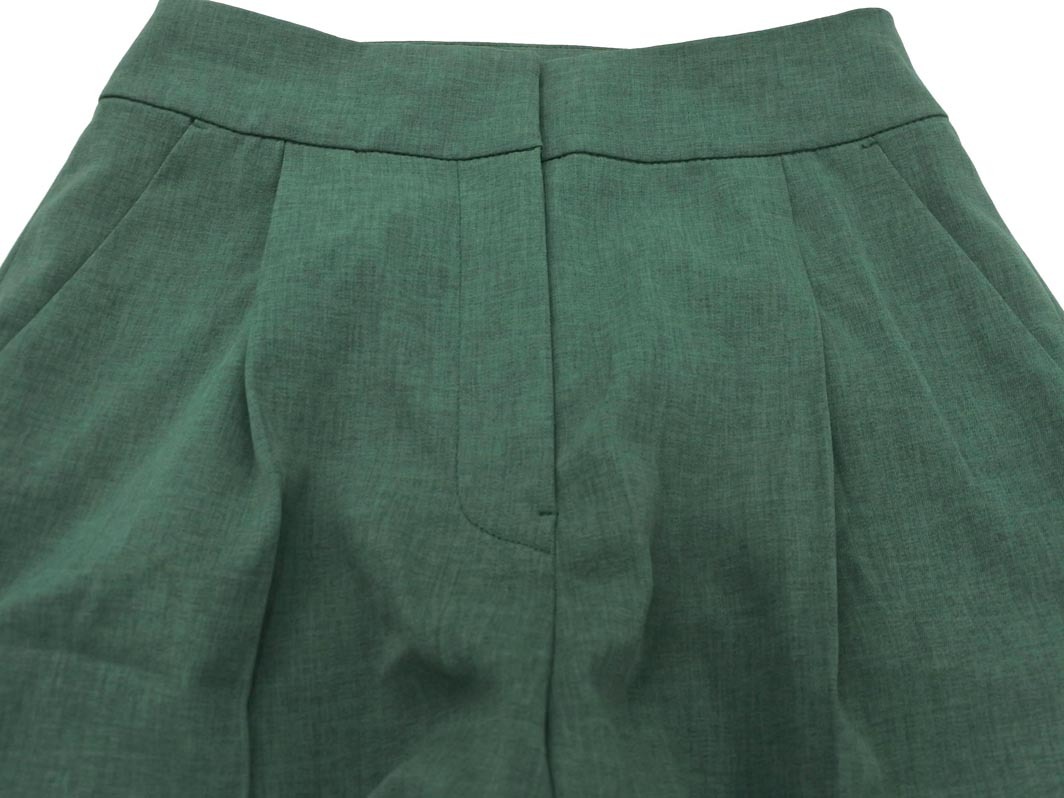 ネコポスOK NATURAL BEAUTY BASIC ナチュラルビューティーベーシック トラウザー パンツ sizeXS/緑 ■■ ☆ ekc6 レディース