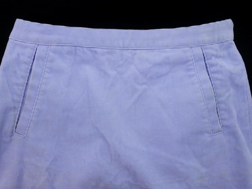 MACPHEE マカフィー トゥモローランド コーデュロイ Aライン 臺形 スカート size36/青 ◇■ ☆ ekc9 レディース