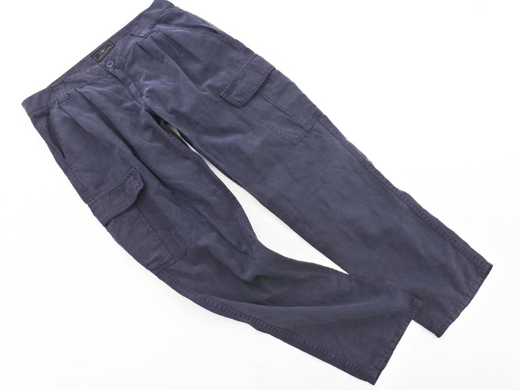 GRACE CONTINENTAL グレースコンチネンタル リネン混 カーゴ パンツ size36/紺 ■◇ ☆ ekc9 レディース
