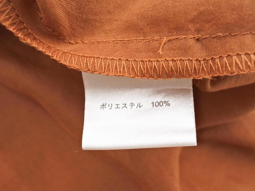 ネコポスOK Heather ヘザー ボリュームスリーブ ブラウス シャツ 茶 ■◇ ☆ ekc8 レディース