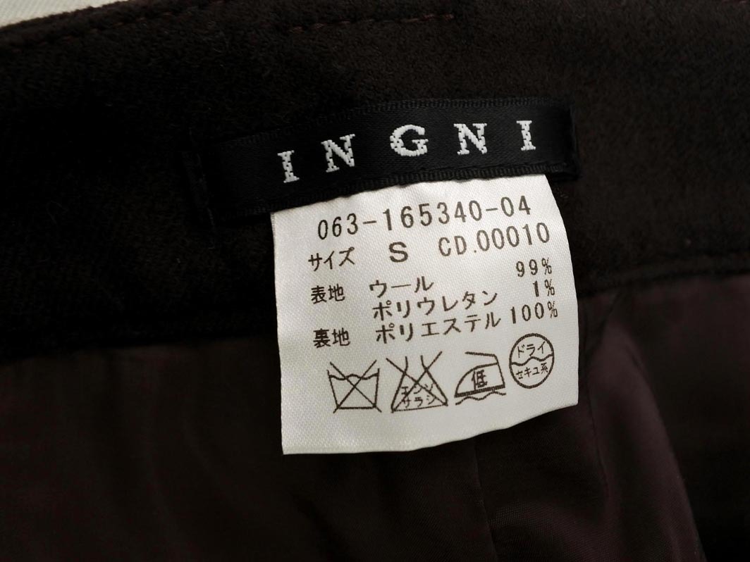 INGNI イング ウール混 ハーフ パンツ sizeS/ブラウン ◇■ ☆ ekc9 レディース