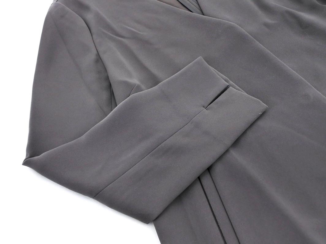 NATURAL BEAUTY BASIC ナチュラルビューティーベーシック ノーカラー コート sizeS/グレー ◇■ ☆ ekc8 レディース