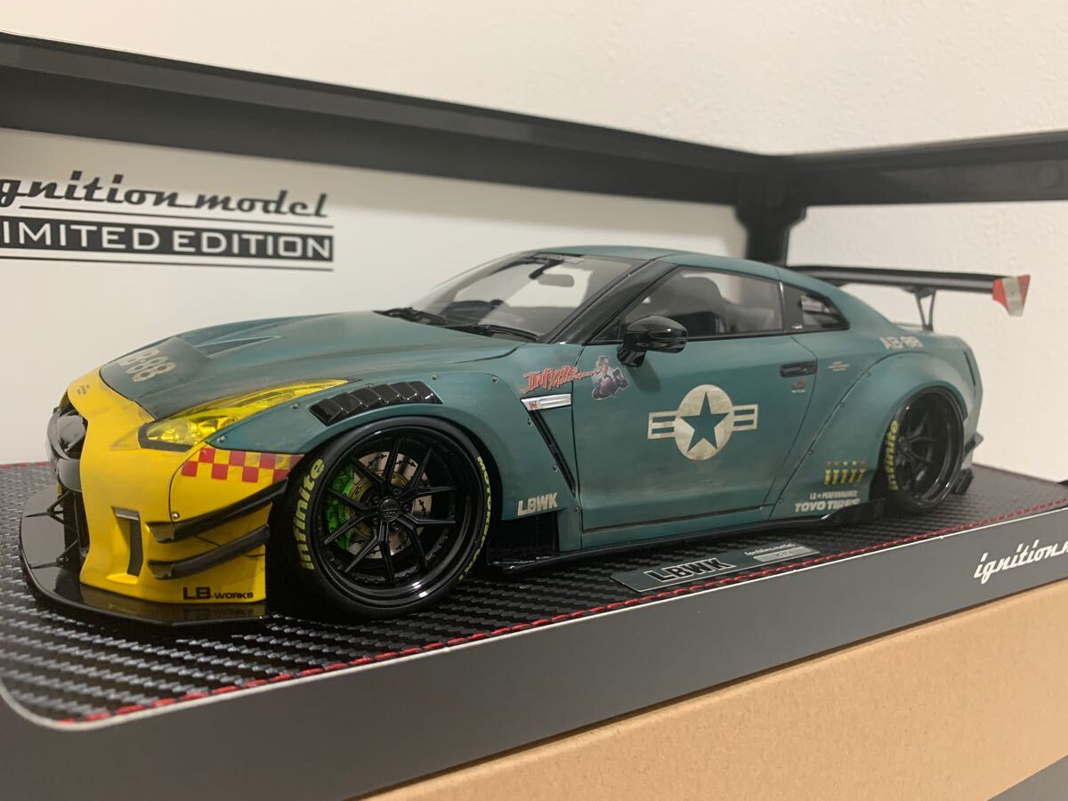 イグニッションモデル WEB限定 1/18 LB-WORKS Nissan GT-R R35 イグニッションモデル WEB限定 1/18 LB-WORKS Nissan GT-R R35