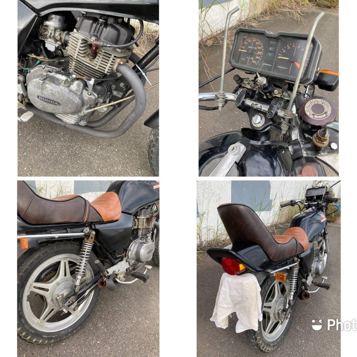 つくば市 cb250n ホーク バブ 絶好調 旧車 cb400n cb450 CM250T