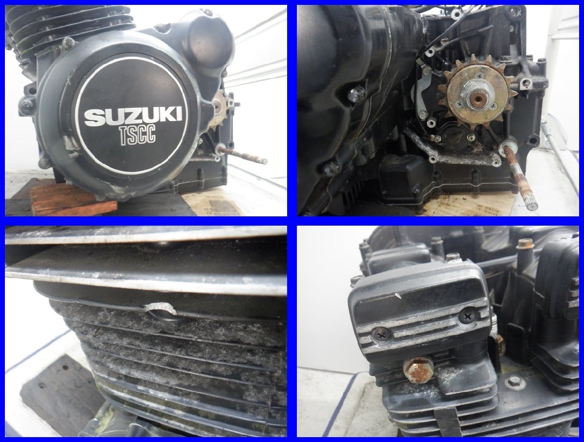 !*9E79 GSX1100S Katana GS110X двигатель фактически работающий анимация иметь 