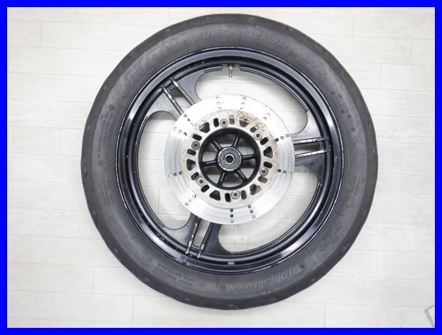 ◇8K156 GPZ750 ZX750A フロントホイール タイヤ フロントディスクローター 160