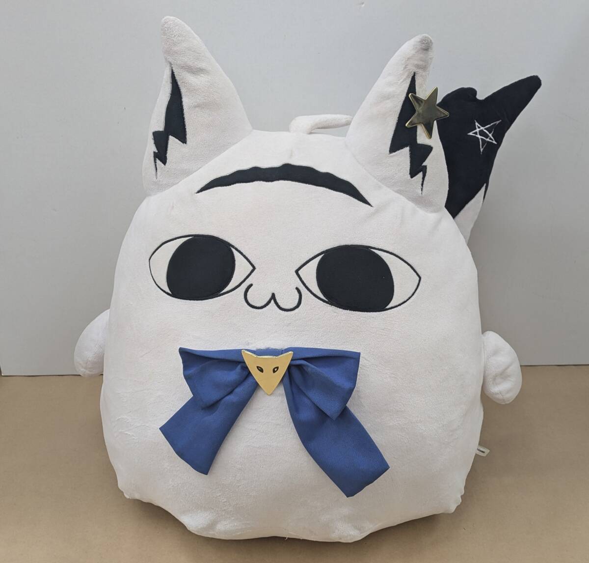 ◎D245/処分品!! hololive 白上フブキ 活動三周年記念 ミテイルBIGぬいぐるみ/使用感、擦れ、キズ、汚れあり