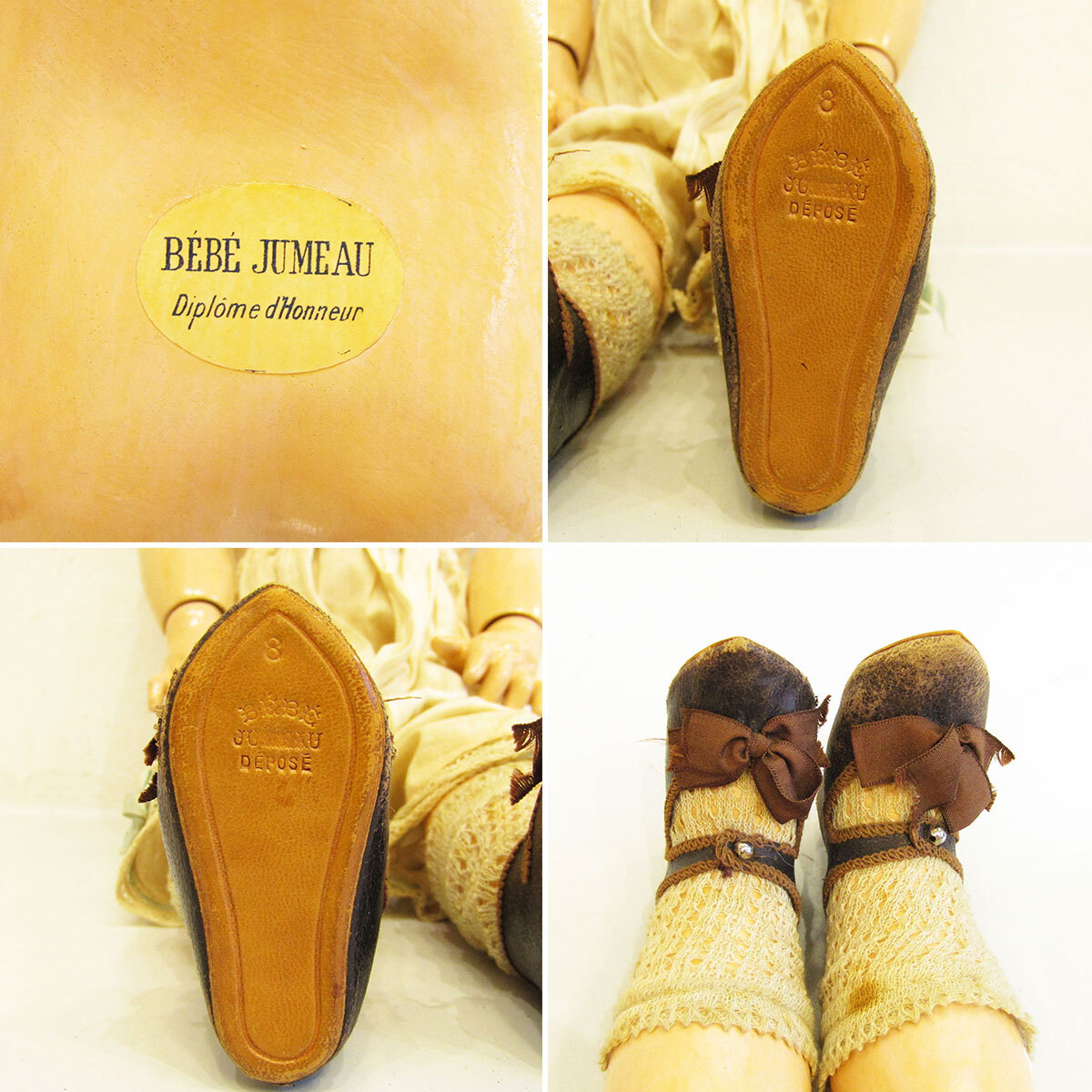 ☆BEBE Jumeau SFBJ 8 ベベ ジュモー TETE / オープンマウス ☆BEBE Jumeau SFBJ 8 ベベ ジュモー TETE / オープンマウス
