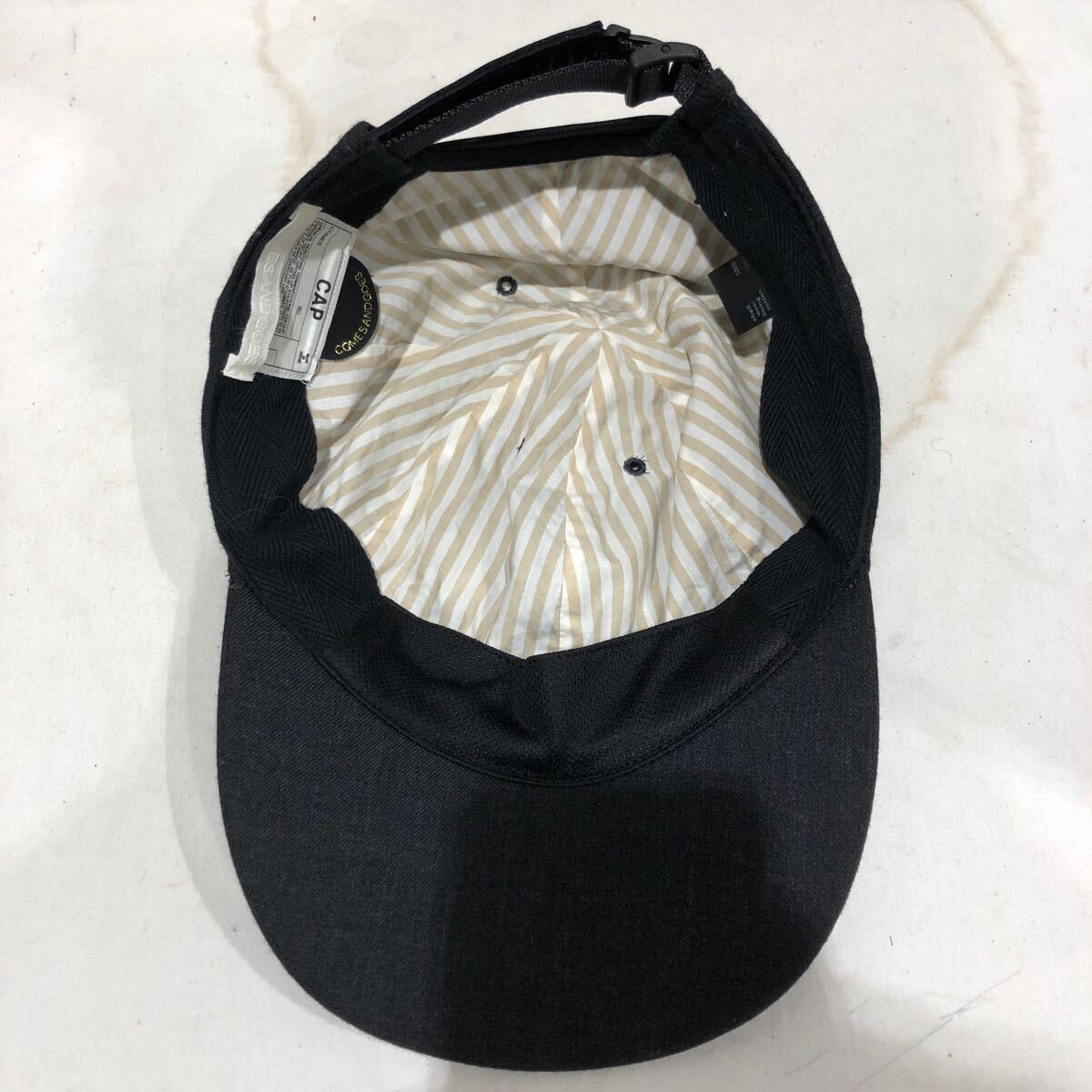 ［COMESANDGOES］カムズアンドゴーズ キャップ ウール メンズ suit fabric cap グレー ts202411_画像5