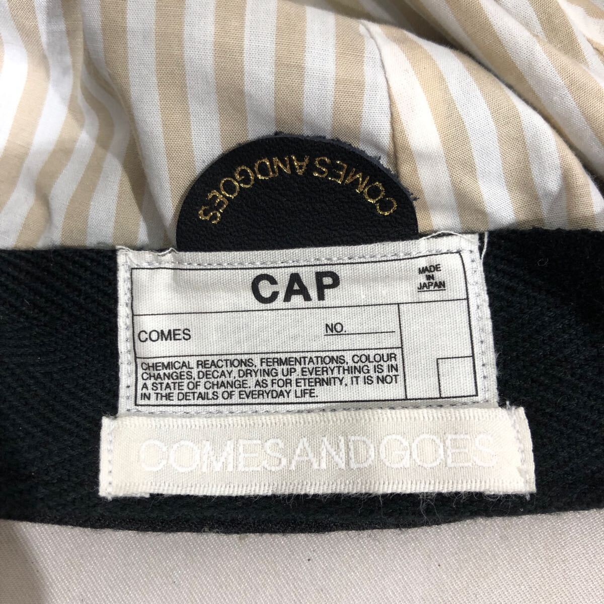 ［COMESANDGOES］カムズアンドゴーズ キャップ ウール メンズ suit fabric cap グレー ts202411_画像6