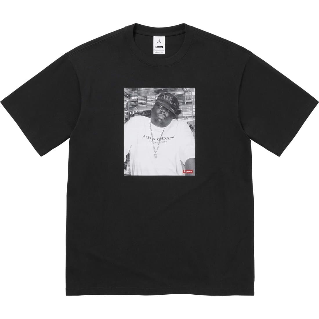 新品未開封 Supreme Jordan Biggie S/S Top Black Tシャツ 24FW 黒