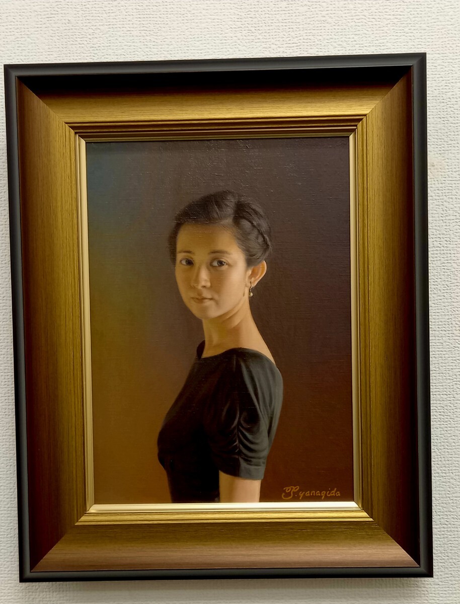 慶應◇美人画尽くし! 注目のリアリズム洋画家【柳田補】真筆 慶應◇美人画尽くし! 注目のリアリズム洋画家【柳田補】真筆