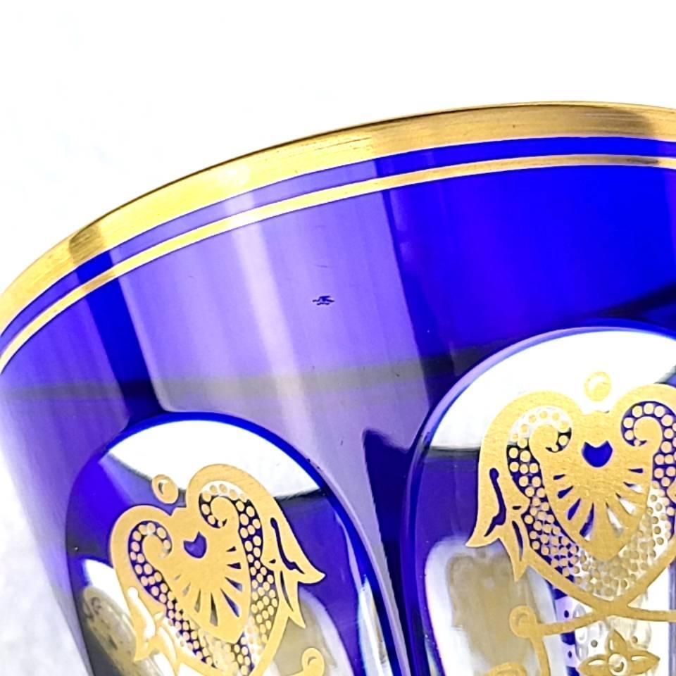 未使用・バカラ Baccarat エンパイア アルクール 金彩 色被せ 未使用・バカラ Baccarat エンパイア アルクール 金彩 色被せ