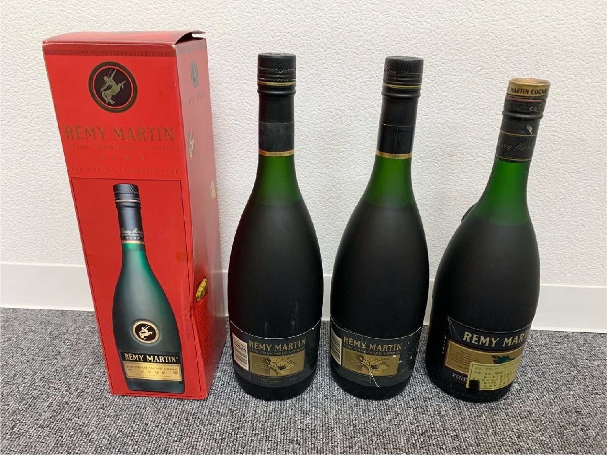 REMY MARTIN 3本セット 未開封 古酒 コニャック ブランデー レミーマルタン REMY MARTIN 3本 コニャック セントーナポレオン